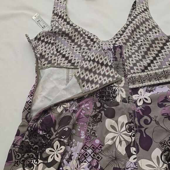 Athleta Purple and Gray Backless Dress size 8 - Picture 8 of 11